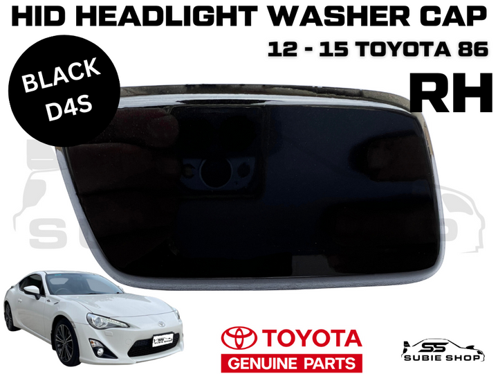 NEW Genuine OEM Toyota 86 2012 -15 Headlight Washer Cap Cover Right RH Black D4S