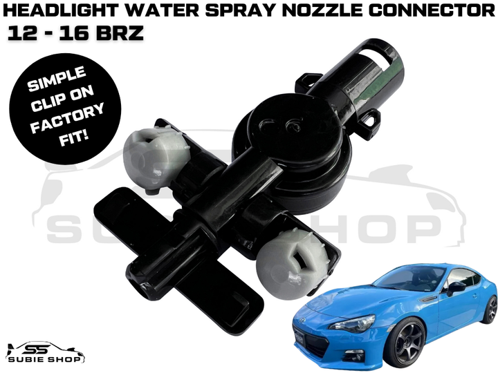 New HID Headlight Washer Cap Water Jet Spray Nozzle Piece For 12 - 16 Subaru BRZ