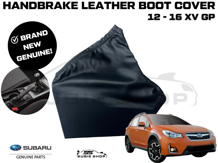 Genuine OEM Subaru XV GP 2012 - 2016 Black Hand Brake Leather Boot Cover Trim