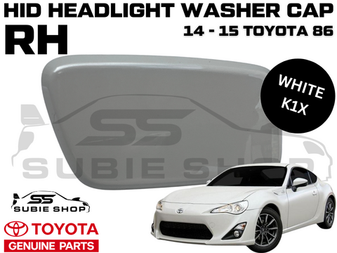 NEW OEM Genuine White K1X Headlight Washer Cap Cover 2015 Toyota 86 Right RH