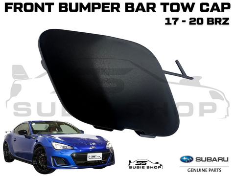 New GENUINE Subaru BRZ ZC6 17 -20 Front Bumper Bar Tow Hook Cap Cover Matt Black