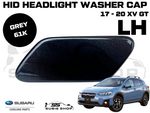 New GENUINE Subaru XV GT 17 - 20 Headlight Bumper Washer Cap Cover Left Grey 61K