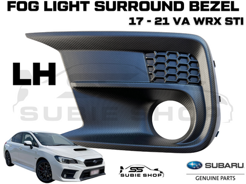 New Genuine 17-21 Subaru Impreza VA WRX STi Fog Light Bezel Cover Surround Left