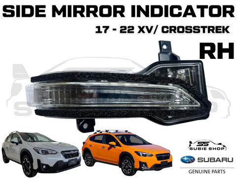 New Genuine Subaru XV GT G5X Crosstrek 17 - 22 Side Mirror Indicator Light Right
