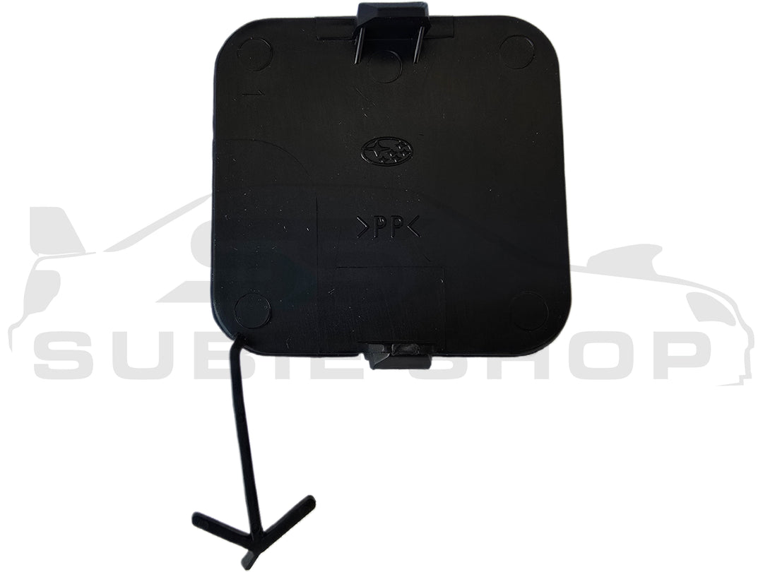 GENUINE Subaru Impreza G3 WRX STi 08-14 Rear Bumper Bar Tow Hook Cap Cover Black