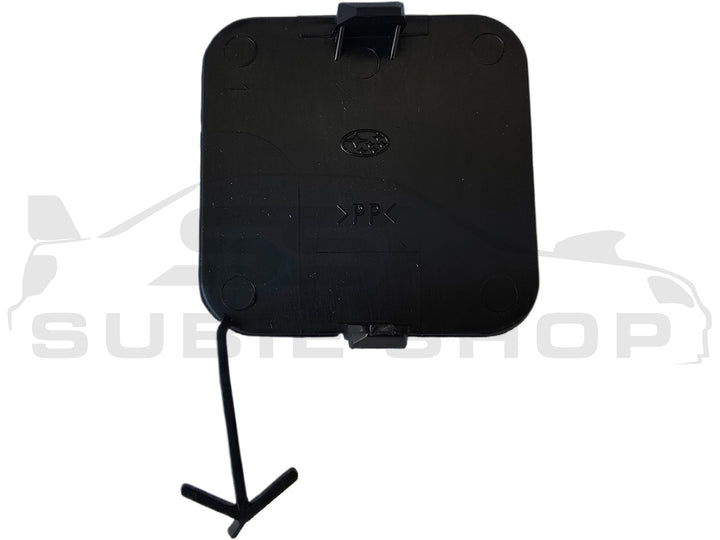 GENUINE Subaru Impreza G3 WRX STi 08-14 Rear Bumper Bar Tow Hook Cap Cover Black