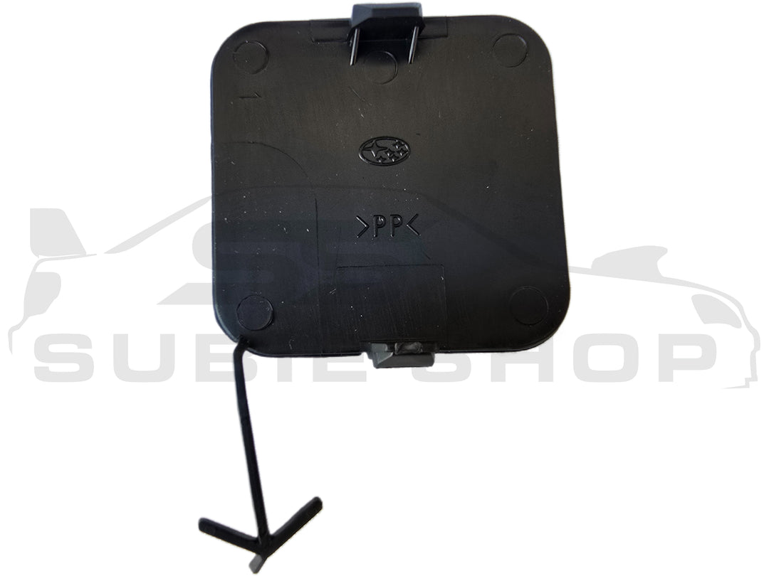 GENUINE Subaru Impreza G3 WRX STi 08-14 Rear Bumper Bar Tow Hook Cap Cover Black