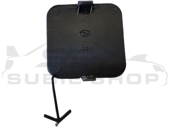 GENUINE Subaru Impreza G3 WRX STi 08-14 Rear Bumper Bar Tow Hook Cap Cover Black