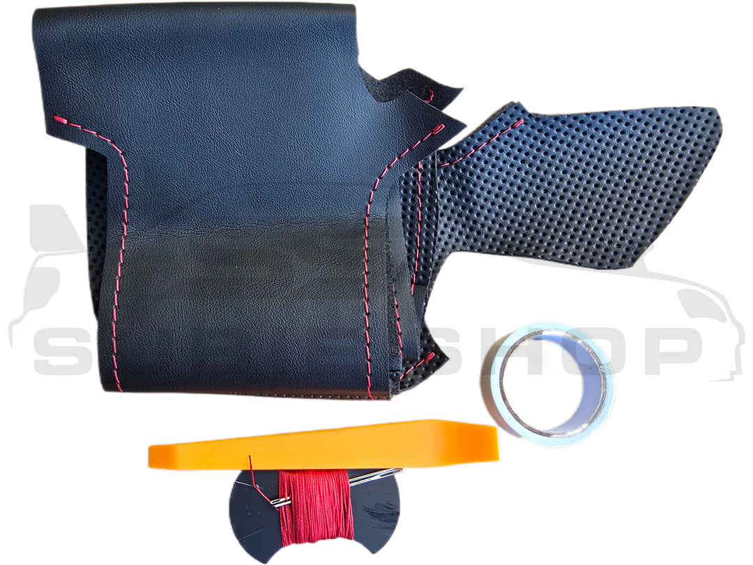 Quality Leather Hand Stitched Steering Wheel Kit For Subaru SJ Forester 2016-19
