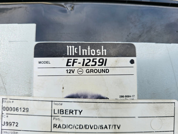 Subaru Liberty Outback 06 - 09 Factory McIntosh Amplifier Amp Stereo EF-12591