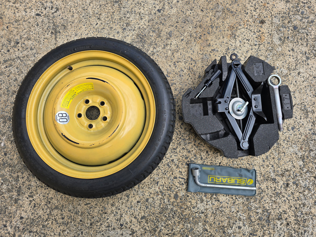OEM Subaru BRZ STi Toyota 86 Spare Wheel Tyre 17" Space Saver + Jack Tool Kit