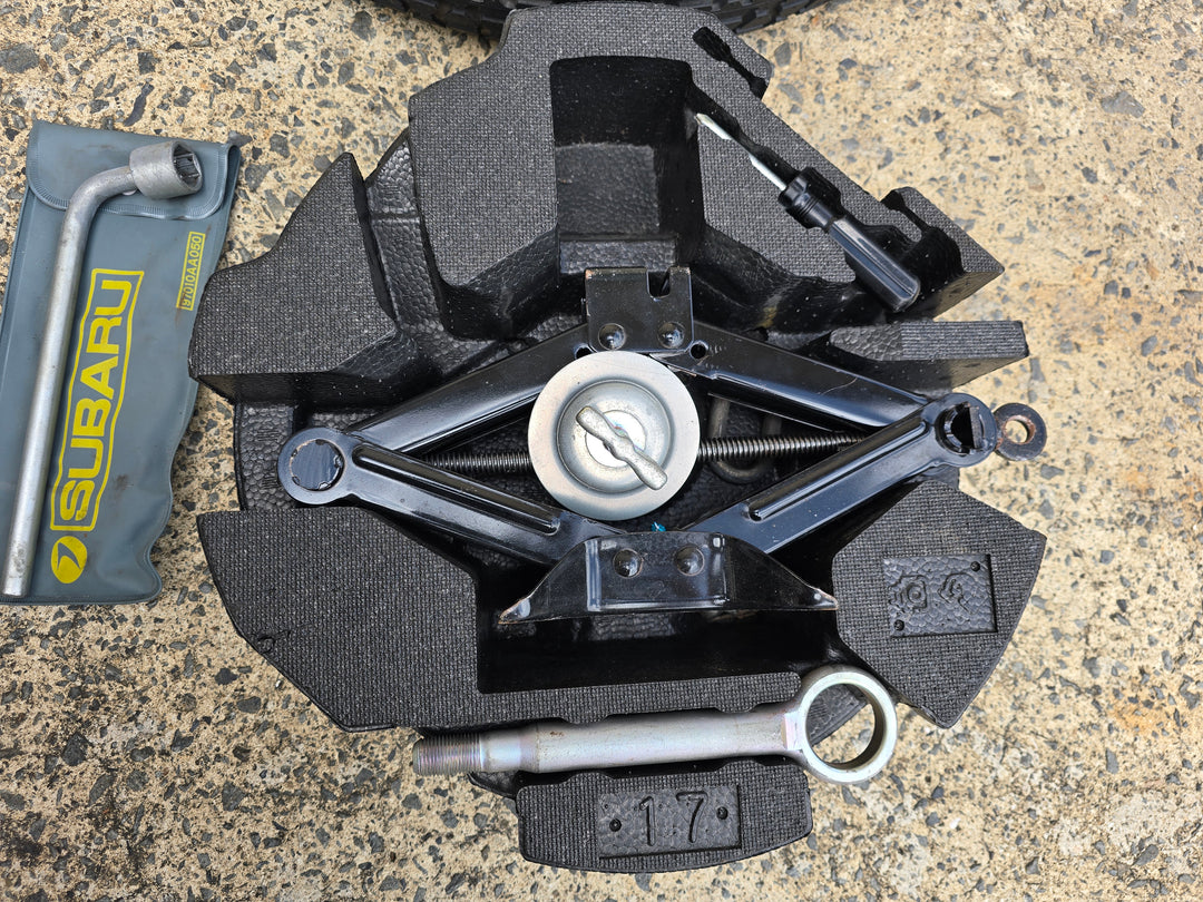 OEM Subaru BRZ STi Toyota 86 Spare Wheel Tyre 17" Space Saver + Jack Tool Kit