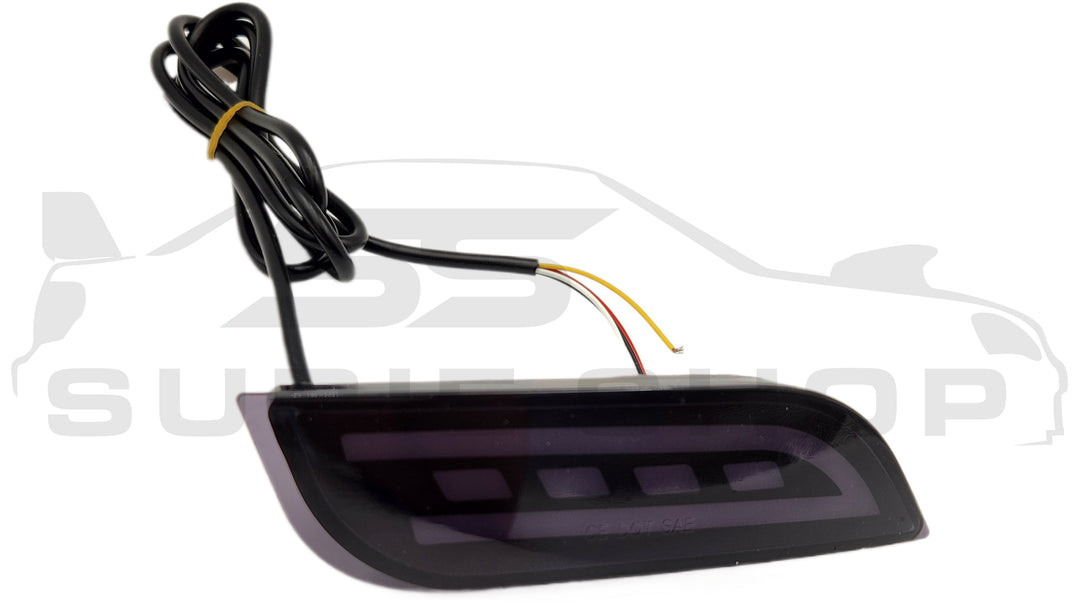 Rear Bumper Reflector LED Fog Tail & Brake Lights For Impreza WRX Liberty XV etc