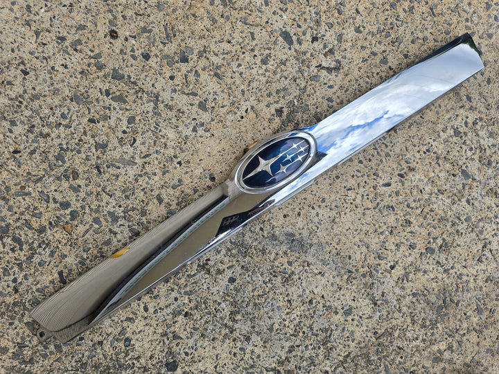 Genuine Subaru Impreza RS GH G3 WRX 2008 - 14 Rear Hatch Garnish Trim Chrome