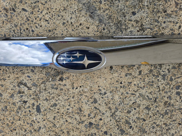Genuine Subaru Impreza RS GH G3 WRX 2008 - 14 Rear Hatch Garnish Trim Chrome