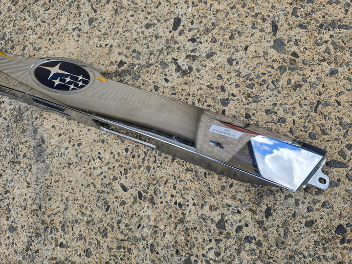 Genuine Subaru Impreza RS GH G3 WRX 2008 - 14 Rear Hatch Garnish Trim Chrome