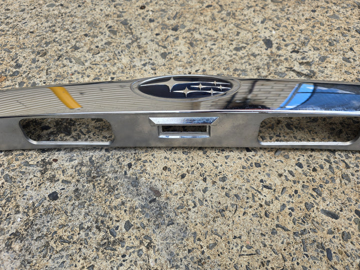Genuine Subaru Impreza RS GH G3 WRX 2008 - 14 Rear Hatch Garnish Trim Chrome