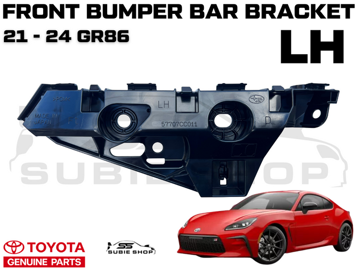 New GENUINE OEM Toyota GR86 2021 - 24 Front Bumper Bar Bracket Slider Left LH 86