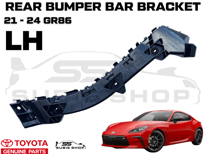 New GENUINE OEM Toyota GR86 2021 -24 Rear Bumper Bar Bracket Slider Left LH L 86