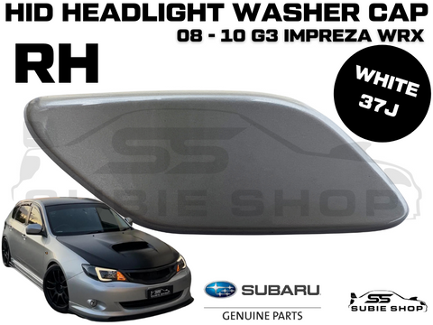 New Genuine Headlight White Washer Cap Cover 08 -10 Subaru Impreza G3 WRX STi RH