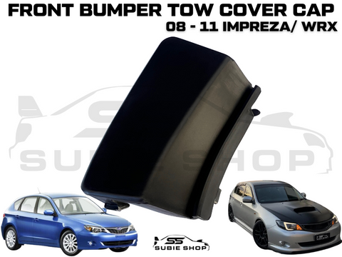 Front Bumper Tow Hook Cap Cover For 08 - 11 Subaru Impreza GH RS G3 WRX