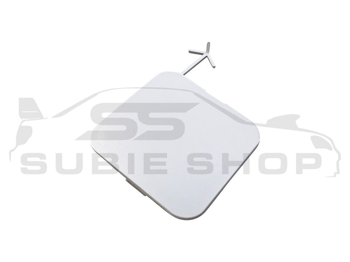 GENUINE Subaru Impreza G3 WRX STi 08-14 Rear Bumper Bar Tow Hook Cap Cover White