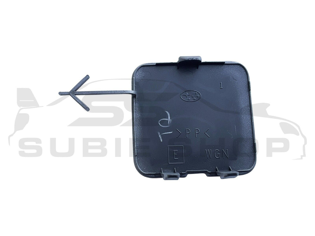 GENUINE Subaru Liberty Wagon 09-14 Rear Bumper Bar Tow Hook Cap Cover Silver G1U