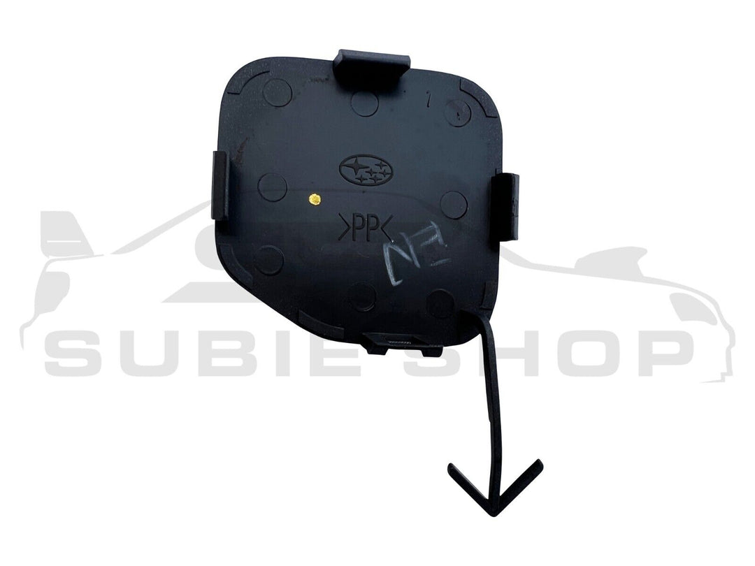 GENUINE Subaru Forester 08 -12 SH XT Rear Bumper Bar Tow Hook Cover Cap Grey 61K