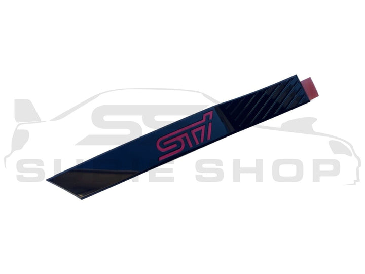 Genuine Subaru Impreza G3 WRX STi  2008 - 14 Front Guard Fender Badge Trim Pair