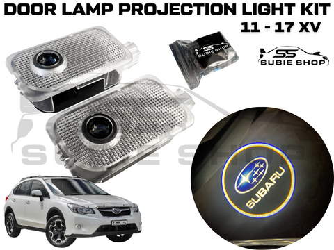 LED Logo Projection Door Lamp Courtesy Light Kit For 11 - 17 Subaru XV Crosstrek