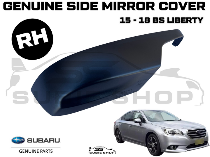 Genuine Subaru Liberty BS 2015 - 18 Right Driver Side Mirror Cover Trim Panel