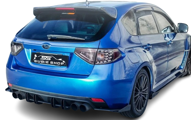 Genuine Subaru Impreza G3 WRX STi  2008 - 14 Front Guard Fender Badge Trim Pair