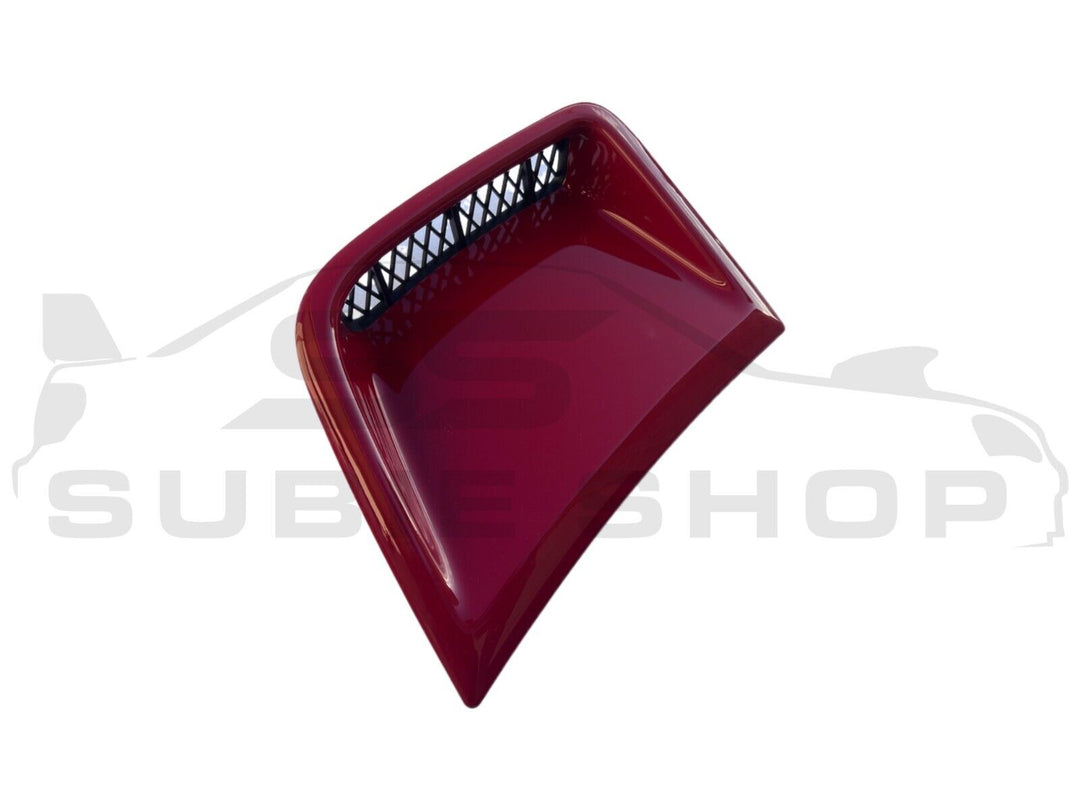 GENUINE Subaru Impreza 2008 - 14 G3 WRX STi Front Bumper Side Vent Bezel Red C7P
