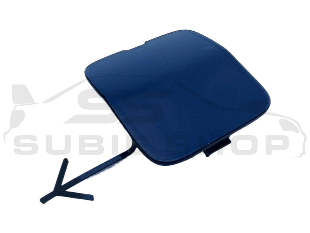 GENUINE Subaru Liberty Sedan 09 - 14 Rear Bumper Bar Tow Hook Cap Cover Blue E8H