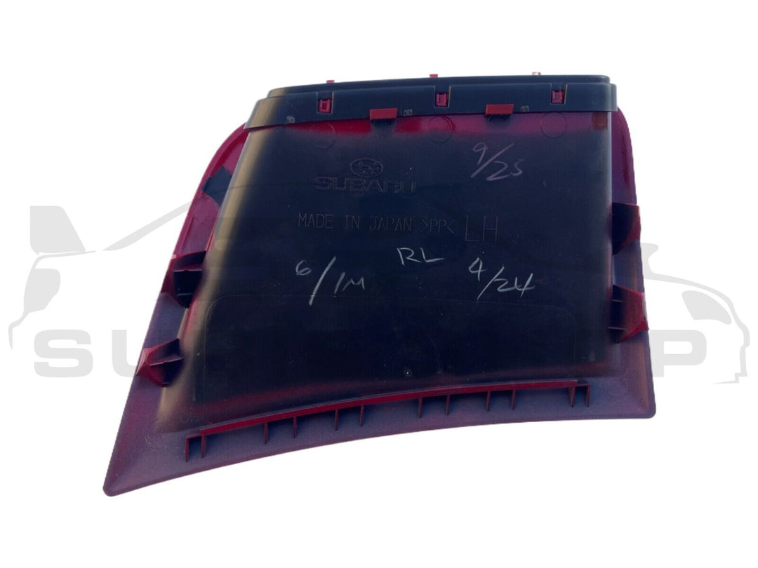 GENUINE Subaru Impreza 2008 - 14 G3 WRX STi Front Bumper Side Vent Bezel Red C7P