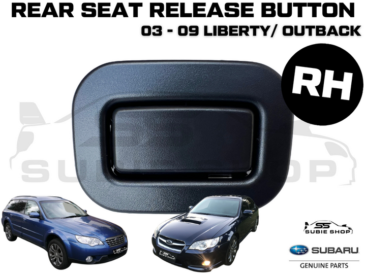 Genuine Subaru Liberty Outback 03 -09 Rear Fold Down Seat Release Button Right R