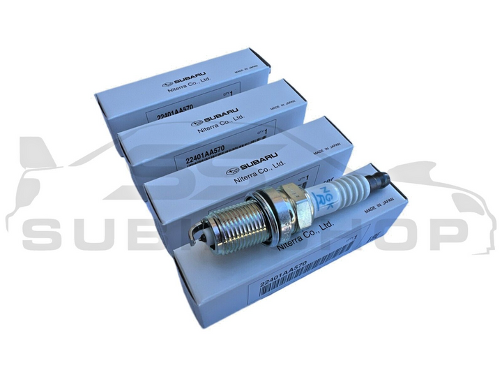 4 x GENUINE OEM Subaru Liberty Gen4 2006 - 2009 EJ253 Petrol Spark Plugs Set Kit