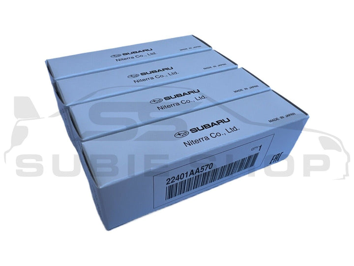 4 x GENUINE OEM Subaru Liberty Gen4 2006 - 2009 EJ253 Petrol Spark Plugs Set Kit