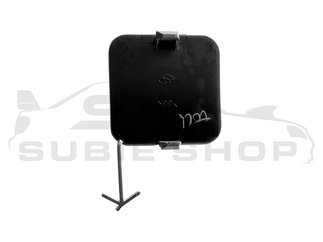 GENUINE Subaru Impreza G3 WRX STi 08-14 Rear Bumper Bar Tow Hook Cap Cover White