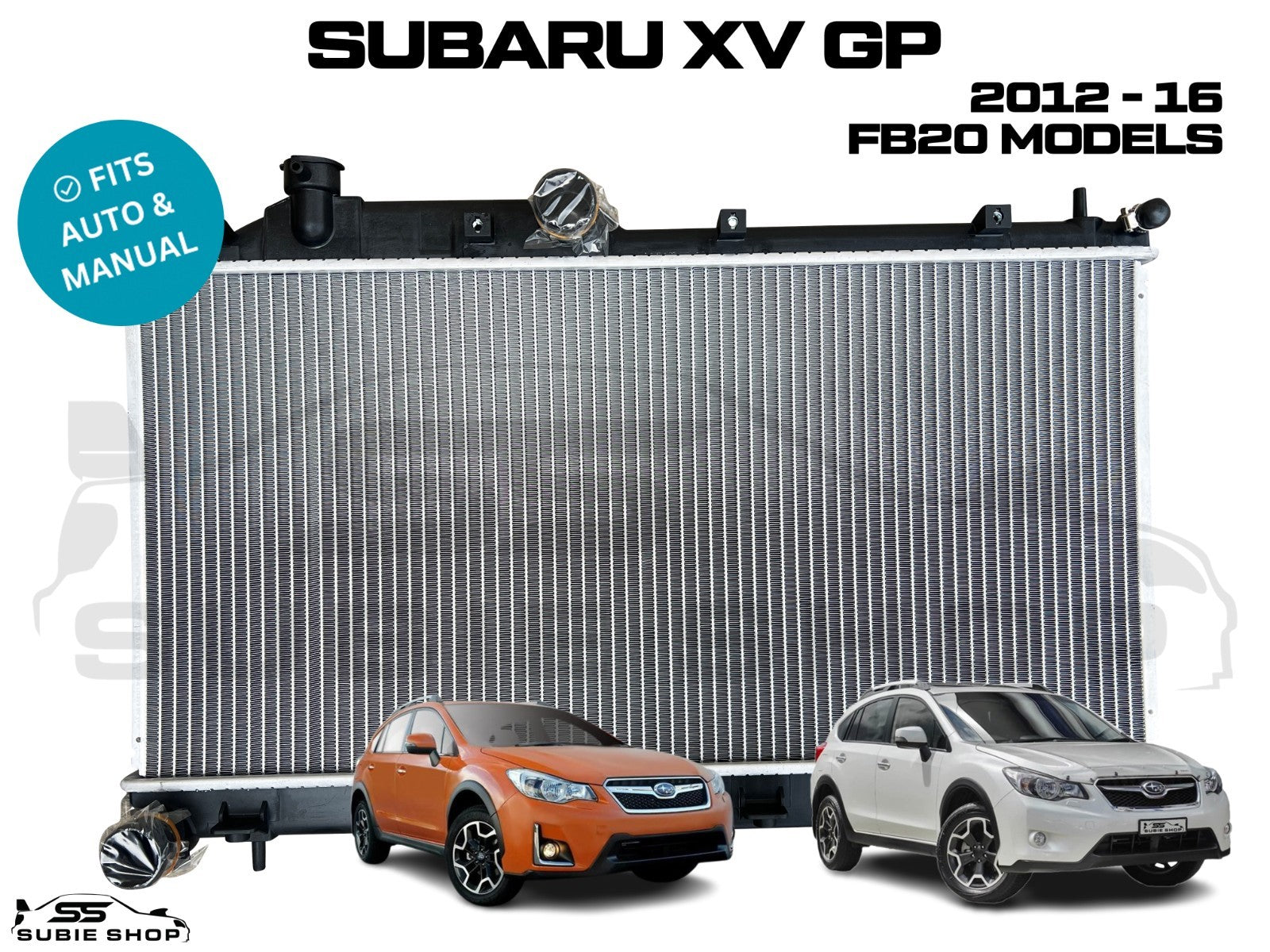 Brand New Radiator for Subaru XV GP Manual & Auto FB20 2012 - 2016 Coo ...