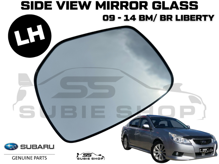 Genuine Subaru Liberty BM BR 2009 - 2014 Left Side View Mirror Glass Replacement