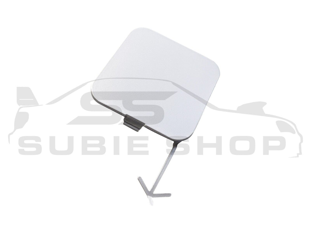 GENUINE Subaru Impreza G3 WRX STi 08-14 Rear Bumper Bar Tow Hook Cap Cover White