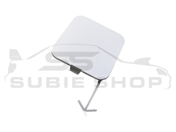 GENUINE Subaru Impreza G3 WRX STi 08-14 Rear Bumper Bar Tow Hook Cap Cover White