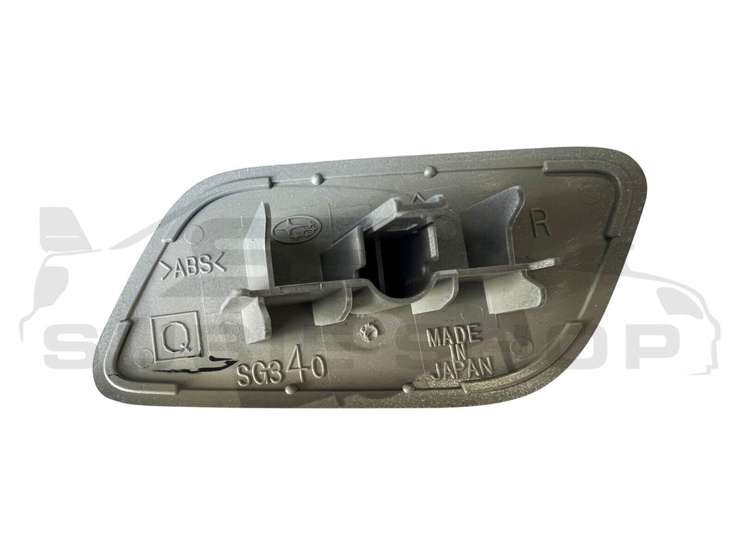 Genuine Headlight Washer Cap Cover 16 -18 Subaru Forester SJ XT Right Silver G1U