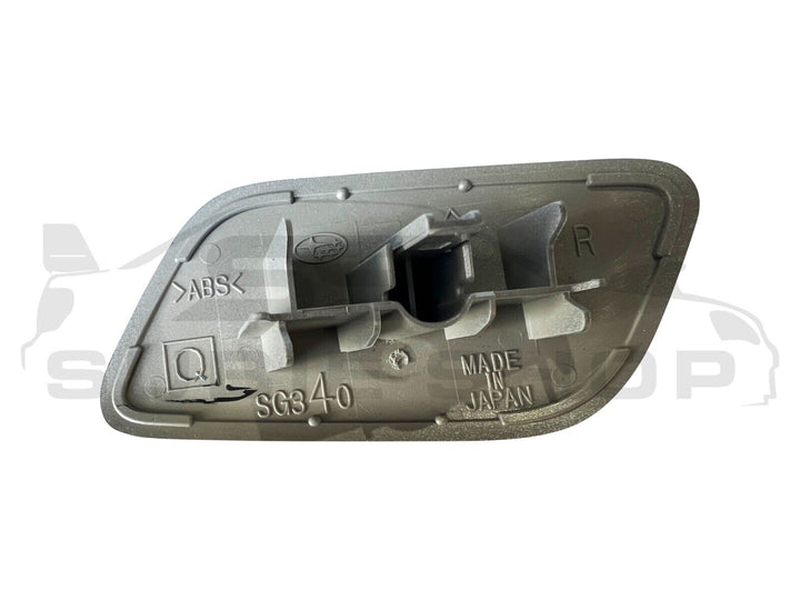 Genuine Headlight Washer Cap Cover 16 -18 Subaru Forester SJ XT Right Silver G1U