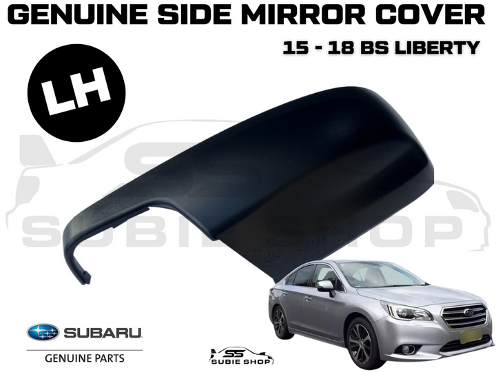 Genuine Subaru Liberty BS 2015 - 18 Left Passenger Side Mirror Cover Trim Panel