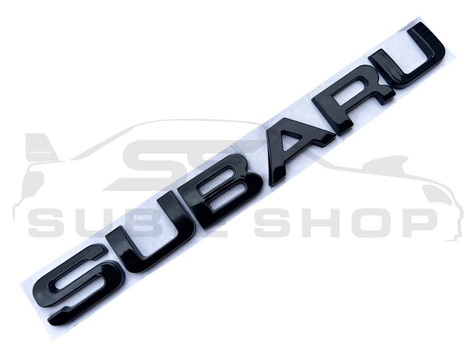Metal 'SUBARU' Rear Tailgate Decal Badge Emblem For Subaru Impreza WRX ...