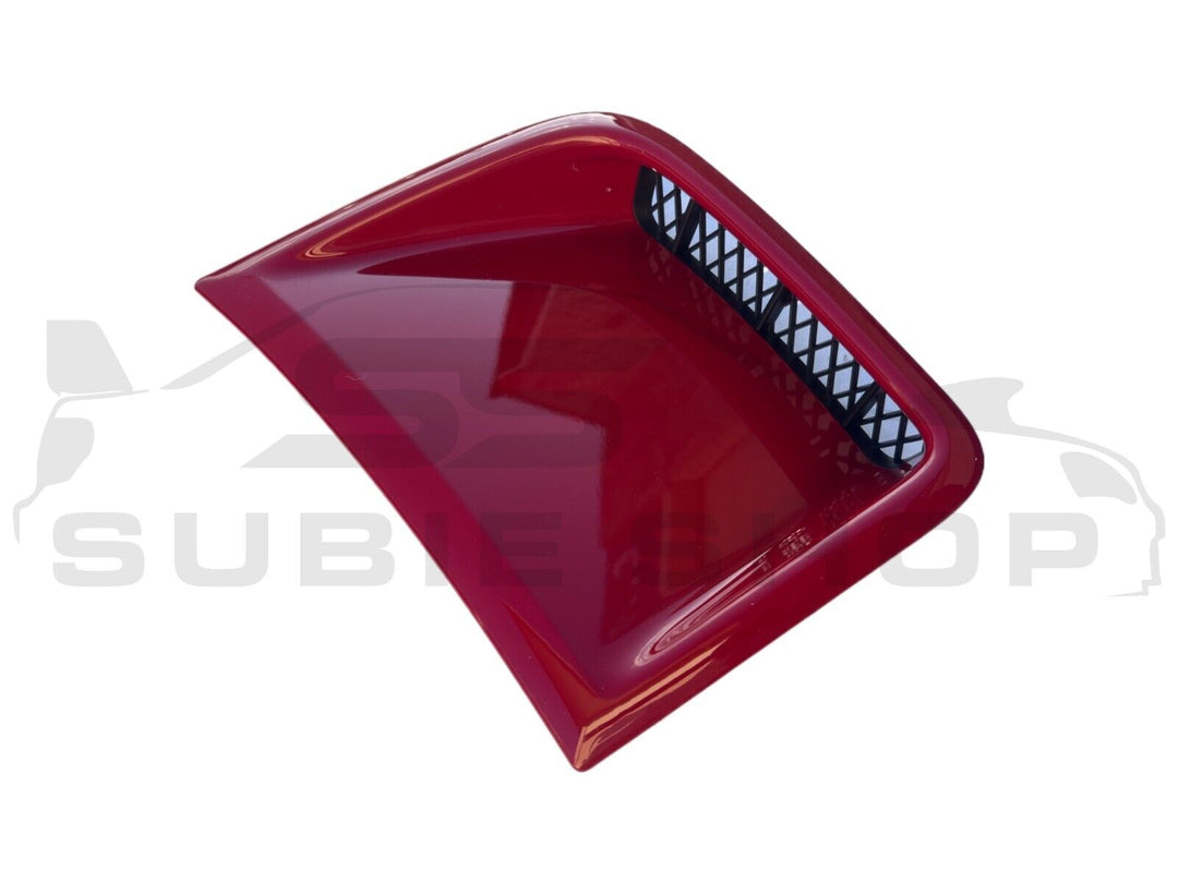 GENUINE Subaru Impreza 2008 - 14 G3 WRX STi Front Bumper Side Vent Bezel Red C7P