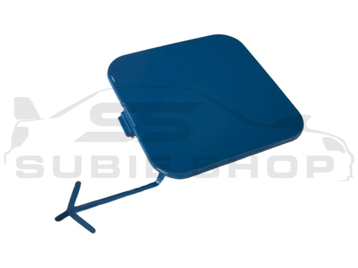 GENUINE Subaru XV 2012 - 2016 GP Rear Bumper Bar Tow Hook Cap Cover Blue M3Y