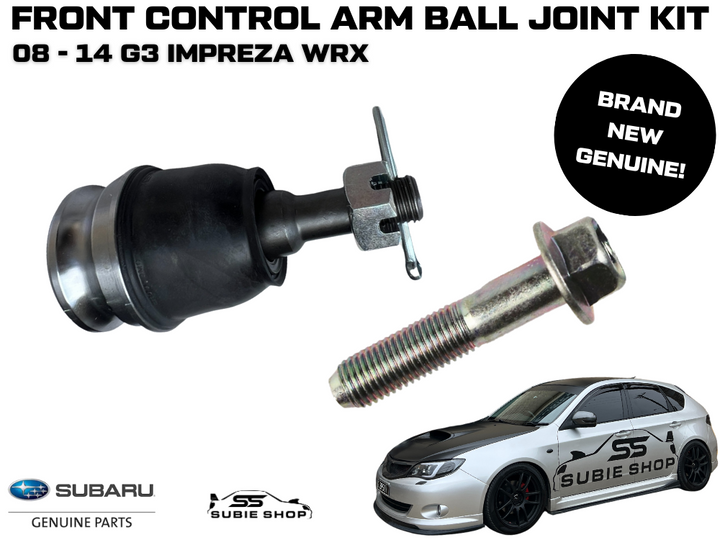 GENUINE Subaru Impreza G3 WRX 08 -14 Front Lower Control Arm Bush Ball Joint Kit